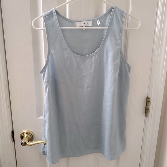 Women's Light Blue Tank Top - Picture 1 of 2